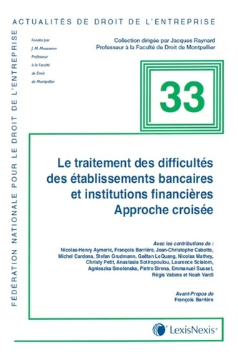 Emprunter Le traitement des difficultés des établissements bancaires et institution financières. Approche croi livre
