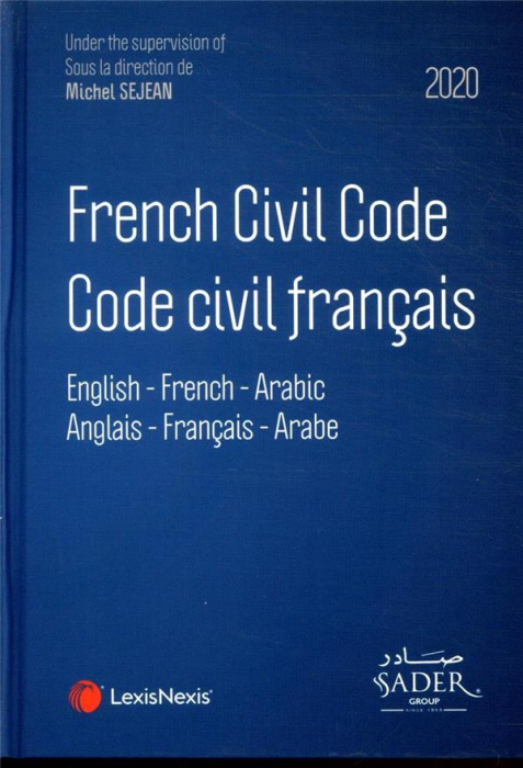 Emprunter Code civil français. Edition français-anglais-arabe livre