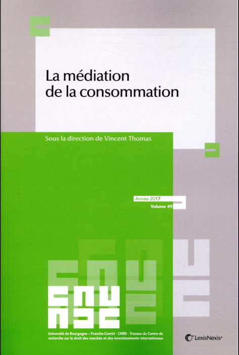 Emprunter La médiation de la consommation livre