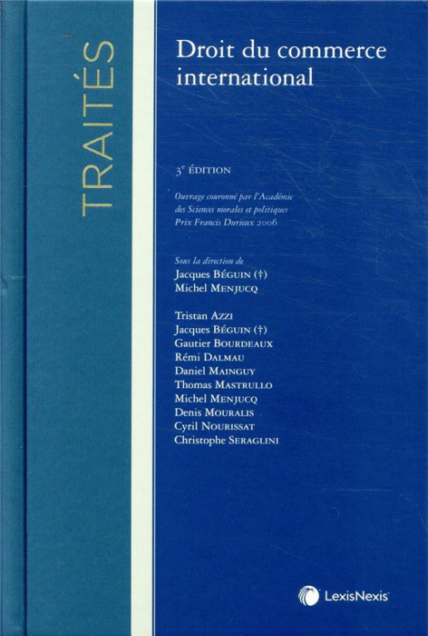 Emprunter Droit du commerce international. 3e édition livre