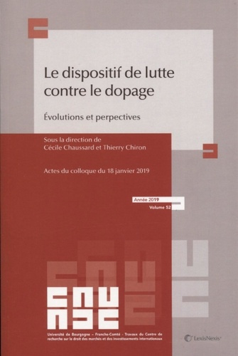 Emprunter Le dispositif de lutte contre le dopage. Evolutions et perspectives livre