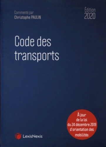 Emprunter Code des transports. Edition 2020 livre