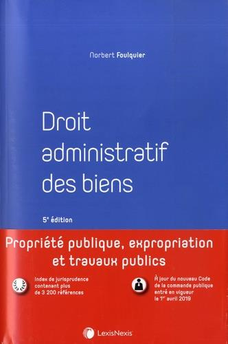 Emprunter Droit administratif des biens. 5e édition livre