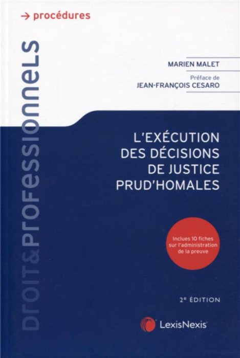 Emprunter L'exécution des décisions de justice prud'homales. 2e édition livre