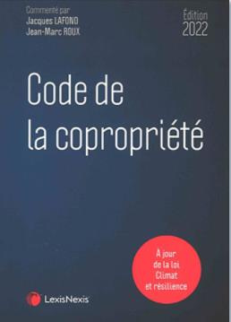 Emprunter Code de la copropriété. Edition 2022 livre