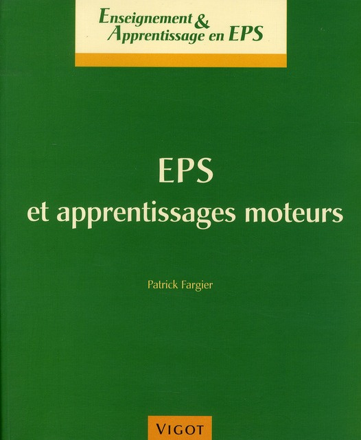 Emprunter EPS et apprentissages moteurs livre
