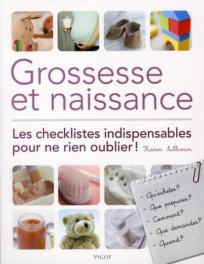 Emprunter Grossesse et naissance. Les checklistes indispensables pour ne rien oublier ! livre