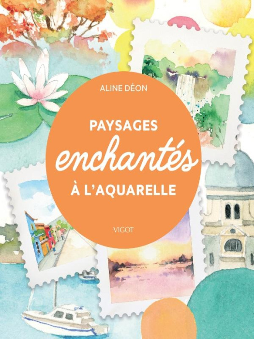 Emprunter Paysages enchantés à l'aquarelle livre