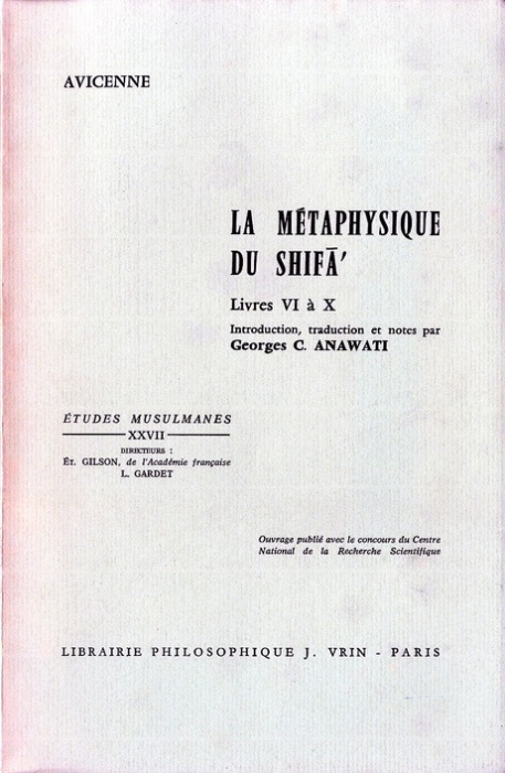 Emprunter LA METAPHYSIQUE DU SHIFA T 2, LIVRES VI A X livre