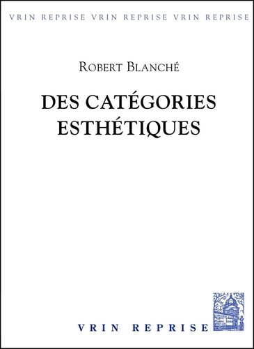 Emprunter DES CATEGORIES ESTHETIQUES livre