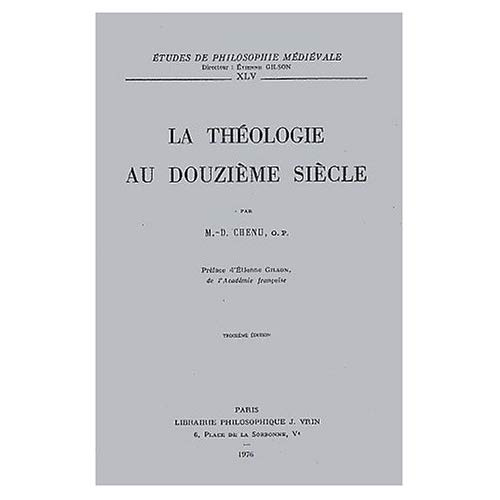 Emprunter LA THEOLOGIE AU XIIE SIECLE livre
