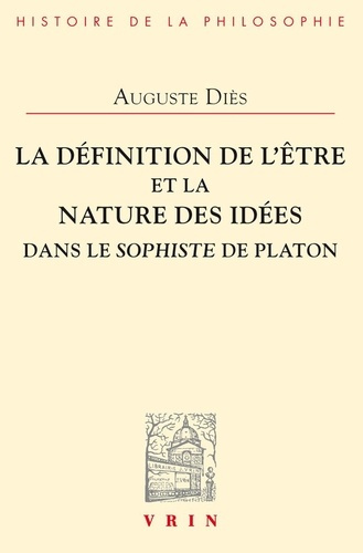 Emprunter LA DEFINITION DE L ETRE ET LA NATURE DES IDEES DANS LE SOPHISTE DE PLATON livre