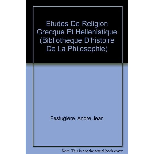 Emprunter ETUDES DE RELIGION GRECQUE ET HELLENISTIQUE livre