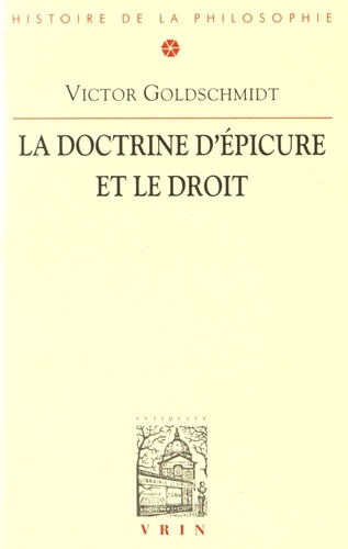 Emprunter LA DOCTRINE D'EPICURE ET LE DROIT livre