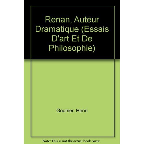 Emprunter RENAN, AUTEUR DRAMATIQUE livre
