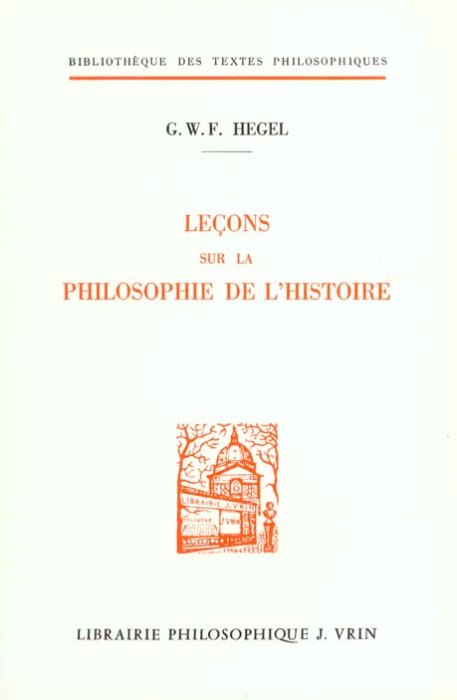Emprunter LECONS SUR LA PHILOSOPHIE DE L'HISTOIRE livre