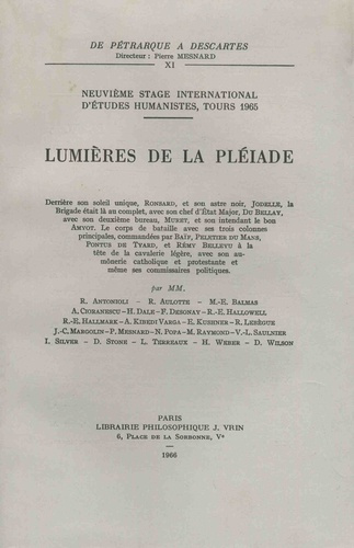 Emprunter LUMIERES DE LA PLEIADE livre