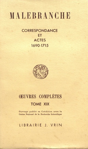 Emprunter OEUVRES COMPLETES T XIX, CORRESPONDANCE ET ACTES (1690-1715) livre