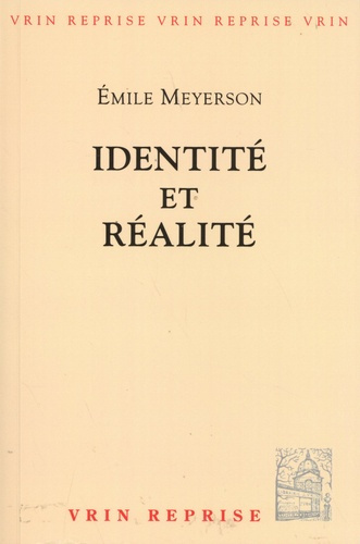 Emprunter IDENTITE ET REALITE livre