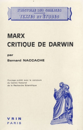 Emprunter MARX CRITIQUE DE DARWIN livre