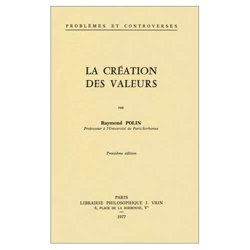 Emprunter LA CREATION DES VALEURS livre