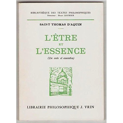 Emprunter L'ETRE ET L'ESSENCE livre