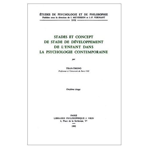 Emprunter STADES ET CONCEPT DE STADE DE DEVELOPPEMENT DE L'ENFANT DANS LA PSYCHOLOGIE CONTEMPORAINE livre