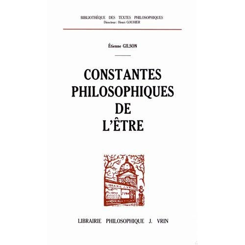 Emprunter CONSTANTES PHILOSOPHIQUES DE L'ETRE livre