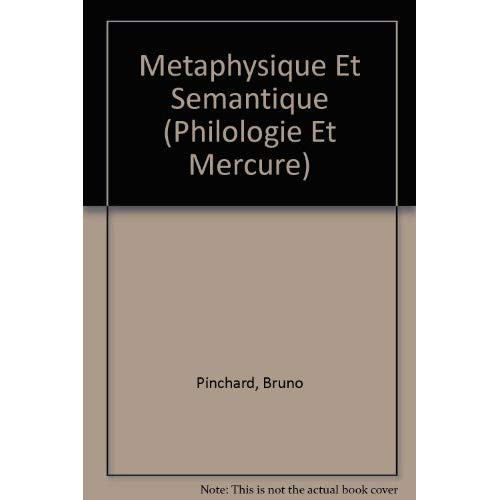 Emprunter METAPHYSIQUE ET SEMANTIQUE livre