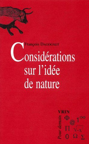 Emprunter CONSIDERATIONS SUR L'IDEE DE NATURE livre