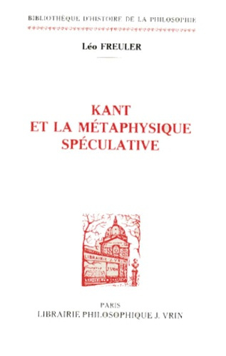 Emprunter KANT ET LA METAPHYSIQUE SPECULATIVE livre
