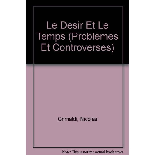 Emprunter LE DESIR ET LE TEMPS livre