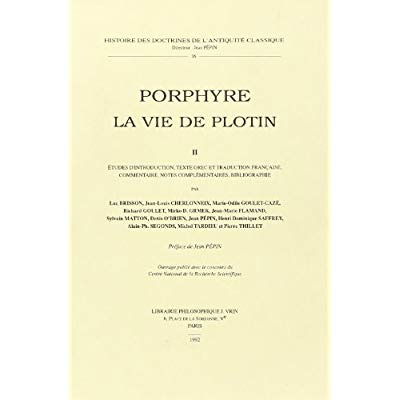 Emprunter LA VIE DE PLOTIN II livre