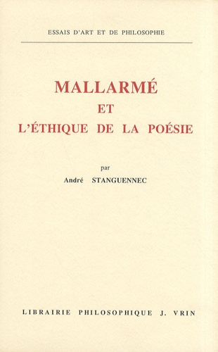 Emprunter MALLARME ET L'ETHIQUE DE LA POESIE livre