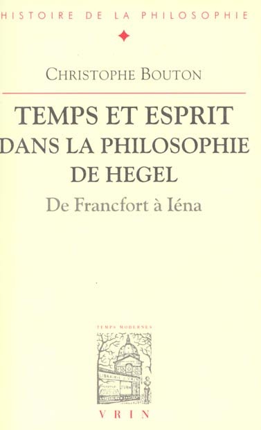 Emprunter TEMPS ET ESPRIT DANS LA PHILOSOPHIE DE HEGEL livre