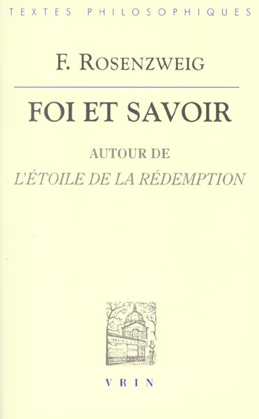Emprunter FOI ET SAVOIR AUTOUR DE L'ETOILE DE LA REDEMPTION livre
