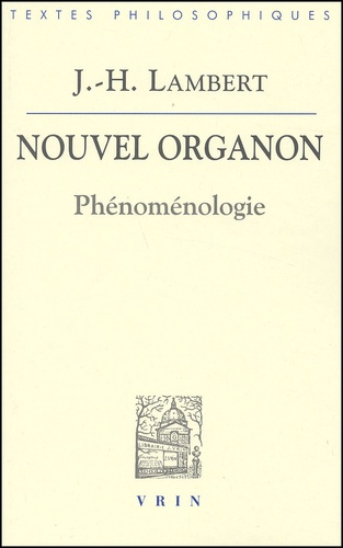 Emprunter NOUVEL ORGANON PHENOMENOLOGIE livre