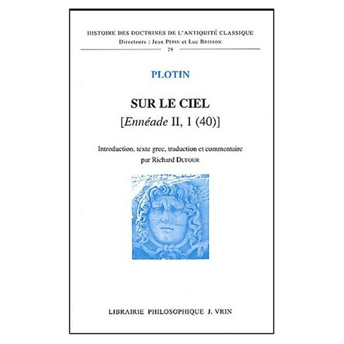 Emprunter SUR LE CIEL [ENNEADE II, 1 (40)] livre
