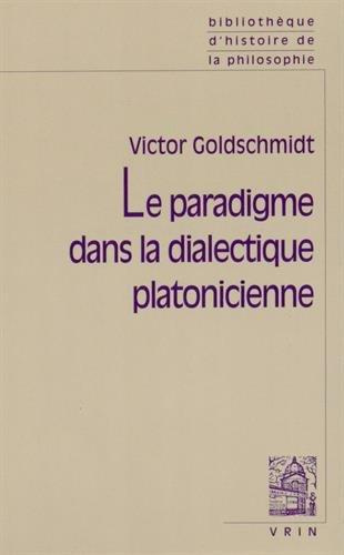 Emprunter LE PARADIGME DANS LA DIALECTIQUE PLATONICIENNE livre