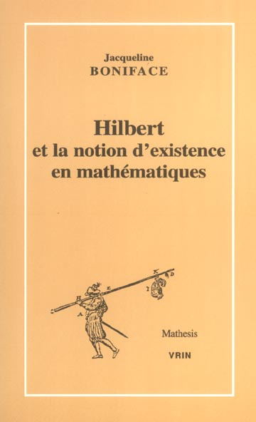 Emprunter HILBERT ET LA NOTION D'EXISTENCE EN MATHEMATIQUES livre