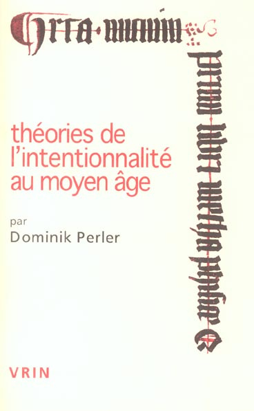 Emprunter THEORIE DE L INTENTIONNALITE AU MOYEN AGE livre