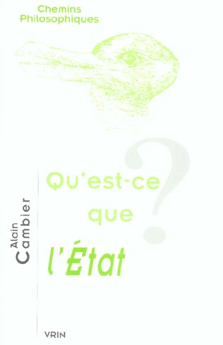 Emprunter QU'EST-CE QUE L'ETAT? livre