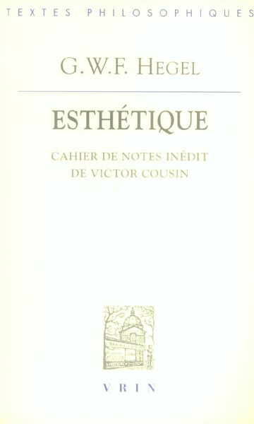 Emprunter COURS D'ESTHETIQUE - INEDIT VICTOR COUSIN livre
