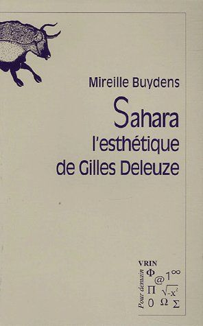 Emprunter SAHARA L ESTHETIQUE DE GILLES DELEUZE livre