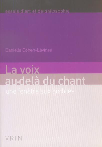 Emprunter LA VOIX AU-DELA DU CHANT livre