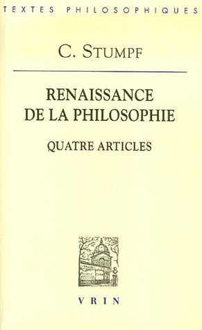 Emprunter RENAISSANCE DE LA PHILOSOPHIE livre