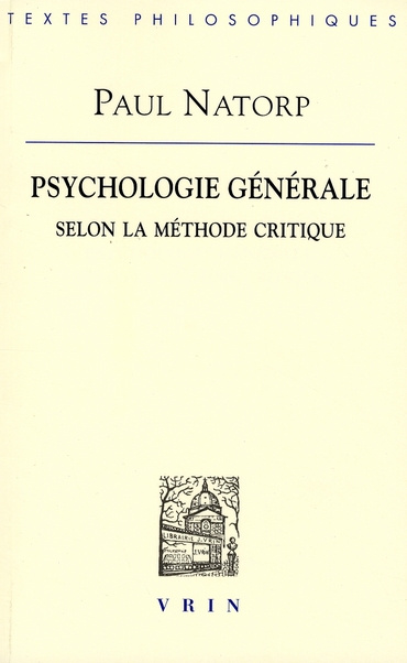 Emprunter PSYCHOLOGIE GENERALE SELON LA METHODE CRITIQUE livre