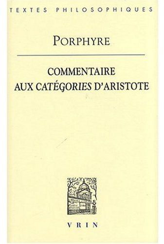 Emprunter COMMENTAIRE AUX CATEGORIES D ARISTOTE livre