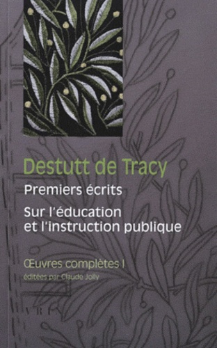 Emprunter OEUVRES COMPLETES I PREMIERS ECRITS, SUR L EDUCATION ET L INSTRUCTION PUBLIQUE livre
