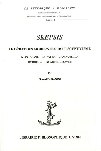 Emprunter SKEPSIS LE DEBAT DES MODERNES SUR LE SCEPTICISME livre